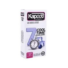 کاندوم 7 کاره کول تایم کاپوت 12 عددی  | 7 Cool time Passion Berry 12 Pcs Condoms - Kapoot