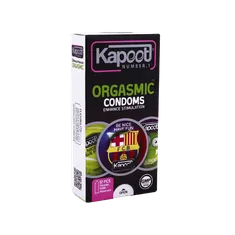 کاندوم تأخیری ارگاسمیک کاپوت 12 عددی  | Orgasmic 12 Pcs Condoms - Kapoot
