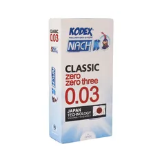 کاندوم کلاسیک 0.03 خیلی نازک کدکس 10 عددی | Kodex Classic 30 Microns Condoms