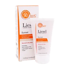 ضد آفتاب پوست خشک SPF50 سانسل لایسل | Liesel Sunsel Sunscreen Cream SPF 50 for Normal and Dry Skin
