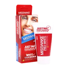 خمیر دندان سفید کننده 5 دقیقه ای میسویک | Misswake Whitening Just In 5 Minutes Toothpaste 50 ml