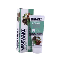 خمیر دندان گیاهی میخک و روغن درخت چای بدون فلوراید میسویک | Misswake Clove And Tea Tree Herbal Toohthpaste