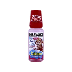 دهانشویه کلسیم و پروتئین شیر میسویک دخترانه 200 میلی لیتری  | Misswake Calcium Plus Milk Mouthwash For Kids 