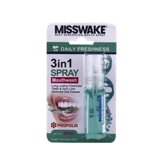 اسپری دهانشویه خوشبو کننده 3 در 1 میسویک روزانه 30 میلی لیتری | Misswake 3 In 1 Mouthwash Spray