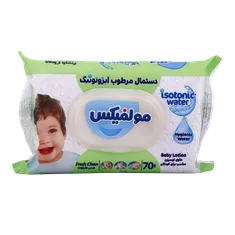 دستمال مرطوب کودک ایزوتونیک مولفیکس  | Fresh Clean Isotonic Water Wet Wipe with Baby Lotion - Molfix