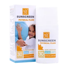 فلوئید ضد آفتاب فیزیکال سیف دیفنس مای SPF30 | My Safe Defense Physical Sunscreen Fluid spf 30