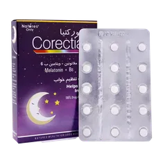 قرص تنظیم خواب کورکتیا نیچرز اونلی | Corectia Sleep Aid Tablet - Natures Only