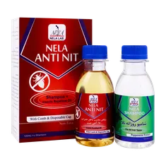 شامپو و روغن ضد شپش نلا 120 میلی لیتری | Nela Anti Nit Shampoo+Insect Repellent Oil