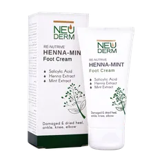 کرم ترک پا رینوتریو نئودرم نعنا و حنا | Neuderm Re Nutrive Henna Mint Foot Cream 50 ml