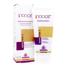 شامپو ضد خارش پوست سر چرب و معمولی نوپری پیروکس جی نوپریت | Nopri Pirox G Anti-itching Shampoo for Greasy to Normal Scalp - Noprit