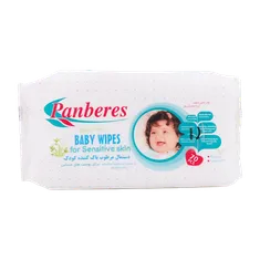 دستمال مرطوب پوست‌ حساس کودک پنبه ریز 70 عددی | Baby wipes Sensitive Skin - Panberes