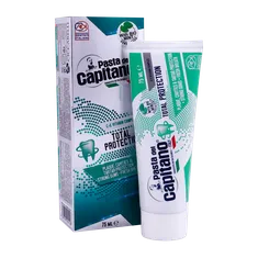 خمیر دندان محافظ کامل نعنایی Total Protection پاستا دل کاپیتانو | Total Protection Toothpaste With Bio Mint - Pasta Del Capitano