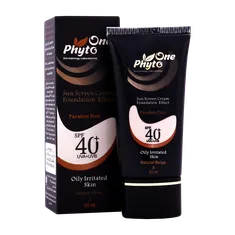 ضد آفتاب کرم پودری SPF40 فیتووان پوست چرب و حساس | Phyto One Sunscreen Cream For Oily Irritated Skin