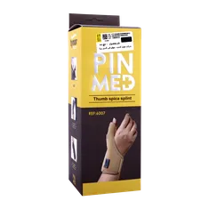مچ بند شست بند آتل دار کرم رنگ پین مد کد 6007  | Thumb Spica Splint Code 6007 - Pin Med