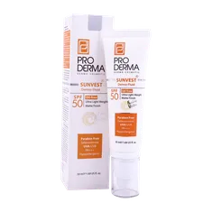 فلوئید ضد آفتاب فاقد چربی SPF50 سان وست پرودرما | Pro Derma Sunvest Sunscreen Dermo Fluid Oil Free SPF50