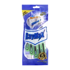 خودتراش 3 لبه آقایان متحرک ری مکس 5 عددی | 3 Blade Disposable Razor - RAYMAX