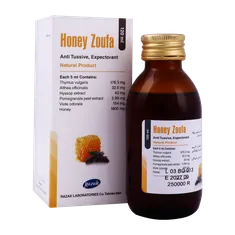 شربت ضدسرفه زوفا عسلی رازک 120 میلی لیتری | Razak Honey Zoufa Syrup 120 ml