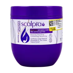 ماسک مو حاوی بیوتین و کلاژن اسکالپیا مناسب موهای آسیب دیده | Scalpia Biotin And Collagen Hair Mask 