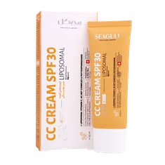 کرم رنگی متعادل کننده چربی SPF30 سی گل پوست چرب و مختلط | Acn Pro Vitamin C CC Cream Skin SPF 30 - Seagull