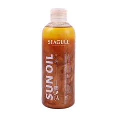روغن برنزه کننده و ویتامینه حاوی رنگدانه های اکلیلی طلایی سی گل | Shimmer Sun Oil - Seagull