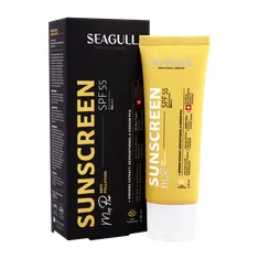 کرم ضد آفتاب SPF 55 بی رنگ مردانه سی گل  | Anti Pollution Sunscreen for Men with SPF 55 - Seagull