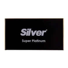 تیغ یدک سیلور دبل اج سوپر پلاتینیوم 5 عددی | Silver Double Edge Blades 5 Pcs