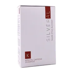 شامپو کراتین بدون سولفات سیلورال موهای آسیب دیده و رنگ شده  | Silveral Keratine Caffeine Shampoo