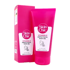 ژل شستشوی صورت ویتامین ای اسکین شیک | Skin Chic Vitamin E Gentle Facial Wash Gel