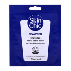 ماسک صورت ورقه ای جلبک دریایی و صدف اسکین شیک 1 عددی | Skin Chic Sea Weed And Sea Shell Facial Sheet Mask