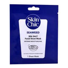 ماسک صورت ورقه ای جلبک دریایی و نمک دریایی اسکین شیک 1 عددی | Skin Chic Sea Weed And Sea Salt Facial Sheet Mask