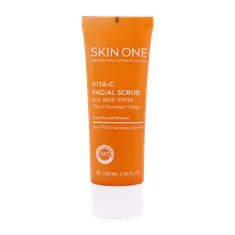 ژل شوینده لایه بردار ویتامین سی اسکین وان 100 میلی لیتری | Skin One Vita C Facial Scrub All Skin Types