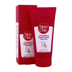 ژل شستشوی صورت ویتامین ای اسکین شیک | Skin Chic Vitamin E Gentle Facial Wash Gel