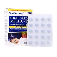 قرص ملاتونین های گرید سان نچرال | High Grade Melatonin - Sun Natural