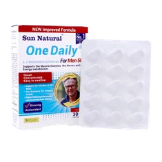 قرص مولتی ویتامین وان دیلی آقایان بالای 50 سال سان نچرال | One Daily Multivitamin and Minerals for Men +50 - Sun Natural
