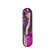 مسواک بزرگسال نرم سوپر اسمایل دندان و لثه حساس | SUPERSMILE Adult WHITE WAY toothbrush