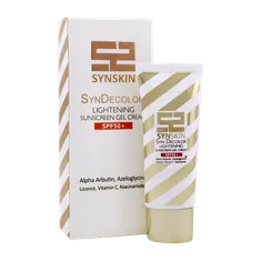 ژل کرم ضد آفتاب SPF50 ساین دیکالر ساین اسکین | SynDecolor Lightening Sunscreen Gel-cream SPF 50 - Synskin