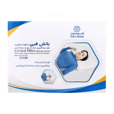 بالش طبی با فوم اسفنجی طب و صنعت کد 51100  | Teb & Sanat Cervical Pillow Sponge Foam