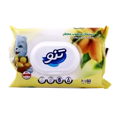 دستمال مرطوب معطر با رایحه لیمو تنو | Multi-purpose Lemon-perfumed Wet Wipe - Teno