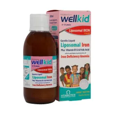 شربت آهن لیپوزومال ول کید ویتابیوتیکس | Wellkid Liposomal Iron Liquid - Vitabiotics