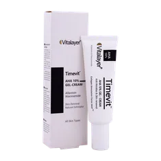 کرم ژل لایه بردار آ اچ آ 10% تایم ویت ویتالیر | Timevit AHA 10% Gel-cream - Vitalayer