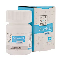 قرص ویتامین د3 ویتامور 1000 واحدی | Vitamore Vitamin D3 1000