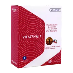 قرص مولتی ویتامین ویتاتنس اف بانوان  | Vitatense F Tablet - Vitatense