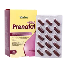 کپسول پریناتال پلاس دی اچ ای ویواتیون | Viva Tune Prenatal + DHA Softgel