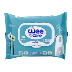 دستمال مرطوب کودک روغن زیتون وی کر | Wee care Olive oil Baby Wipes
