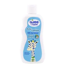  لوسیون کودک روغن پنبه دانه و عصاره جو وی کر 200 میلی لیتری | Wee Care Baby Lotion with Oat Extract 200ml