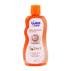 شامپو سر و بدن جوانه گندم کودک وی کر | Wee care baby head and body shampoo 225 ml