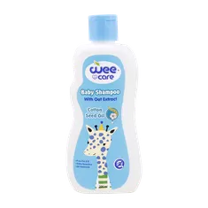 شامپو کودک پنبه دانه و عصاره جو وی کر | Wee Care Baby Shampoo with Cotton Seed Oil 200 ml
