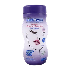 دستمال مرطوب وی کر پاک کننده سریع آرایش 70 عددی | Wee Care Express Makeup Remover Wet Wipes 70 Pcs
