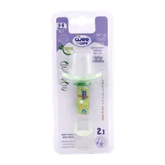 پستانک ارتودنسی روز و شب وی کر تا 6 ماهگی کد P110 | Wee Care Orthodontic Pacifier Night & Day 0-6months ode p110