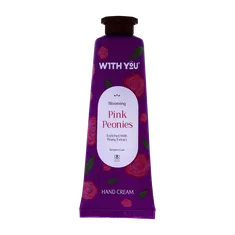 کرم مرطوب کننده دست عصاره گل پیونی ویت یو | Hand Cream Enriched with Peony Extract - With You 